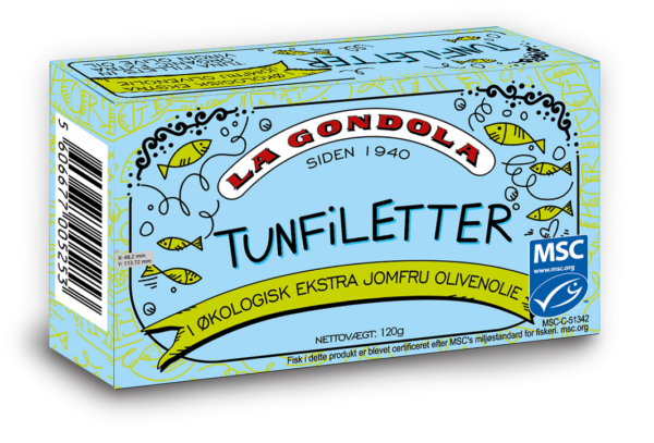 Tunfiletter i økologisk ekstra jomfru olivenolie